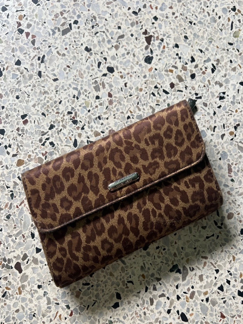 vintage ninewest leopard wallet Y2K 90’s
